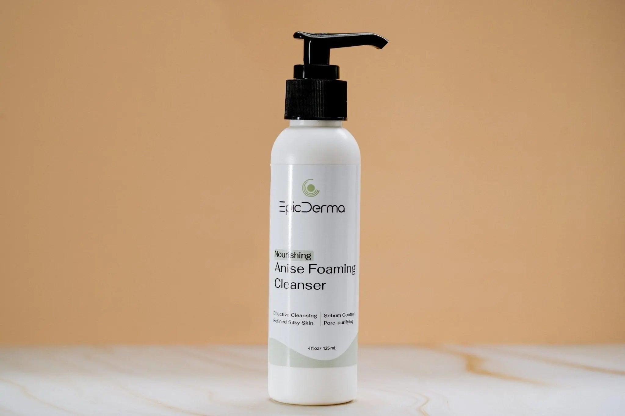 Anise Foaming Cleanser with green tea & peppermint for gentle, refreshing exfoliation – Epicderma