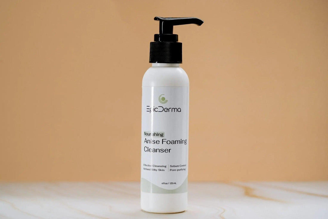 Anise Foaming Cleanser with green tea &amp; peppermint for gentle, refreshing exfoliation – Epicderma