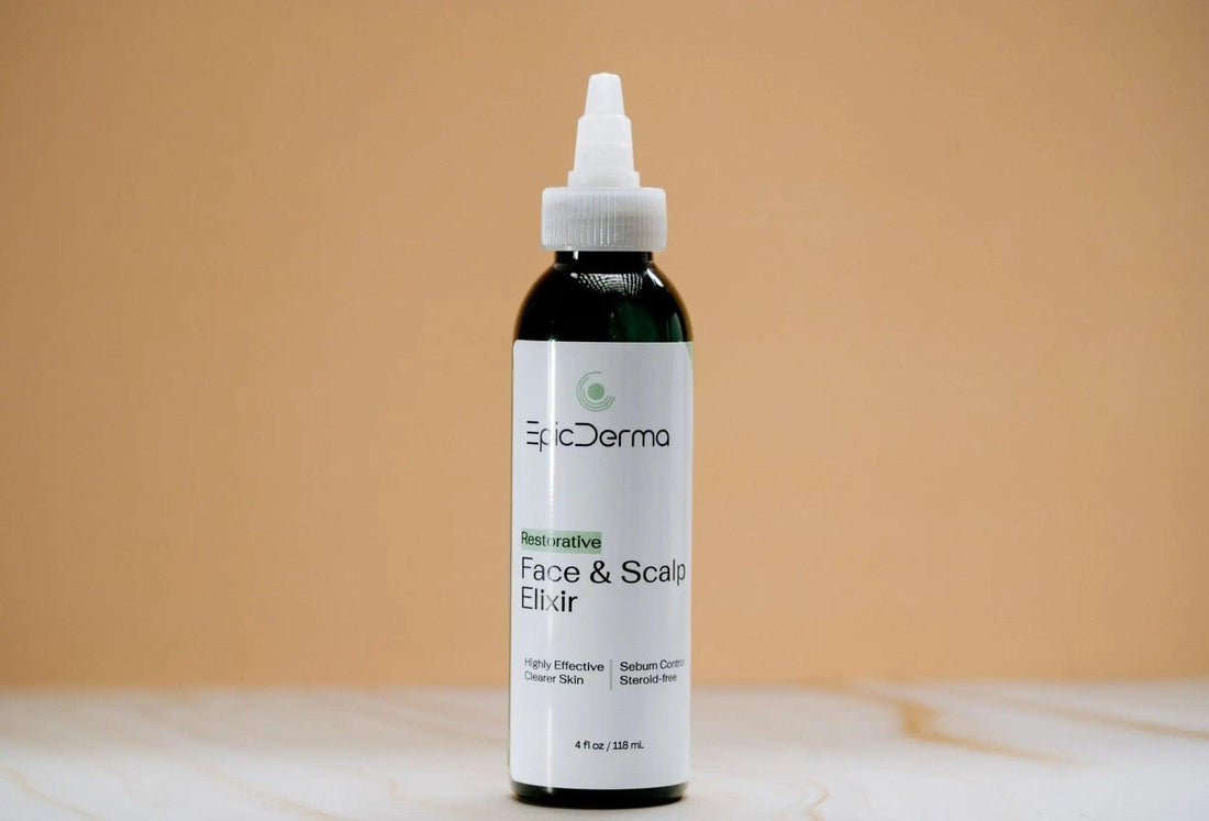 Face &amp; Scalp Elixir antifungal formula to soothe itch and reduce flaking on skin and scalp – Epicderma